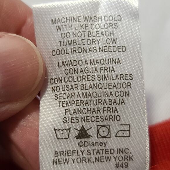 Womens Disney 100 Mickey Mouse Santa Pajama Top Large Comfy Soft - Picture 8 of 10